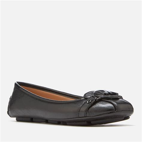 michael kors fulton flats black and white|Michael Kors moccasins women.